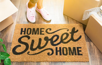 Home sweet home rug